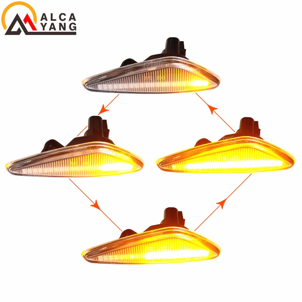 Dynamic Sequential LED Side Marker Turn Signal Light For Mazda MX5 RX8