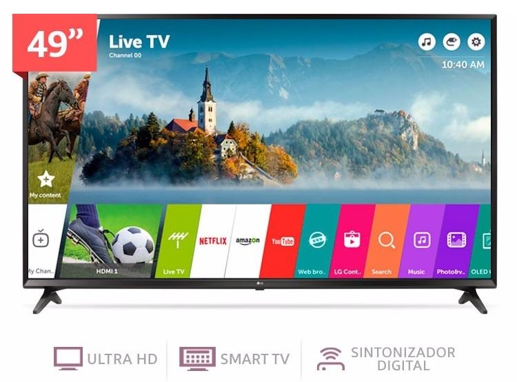 LG 49 นิ้ว 49UJ630T UHD 4K Smart TV WEBOS 3.5 สินค้าใหม่ Clearance
