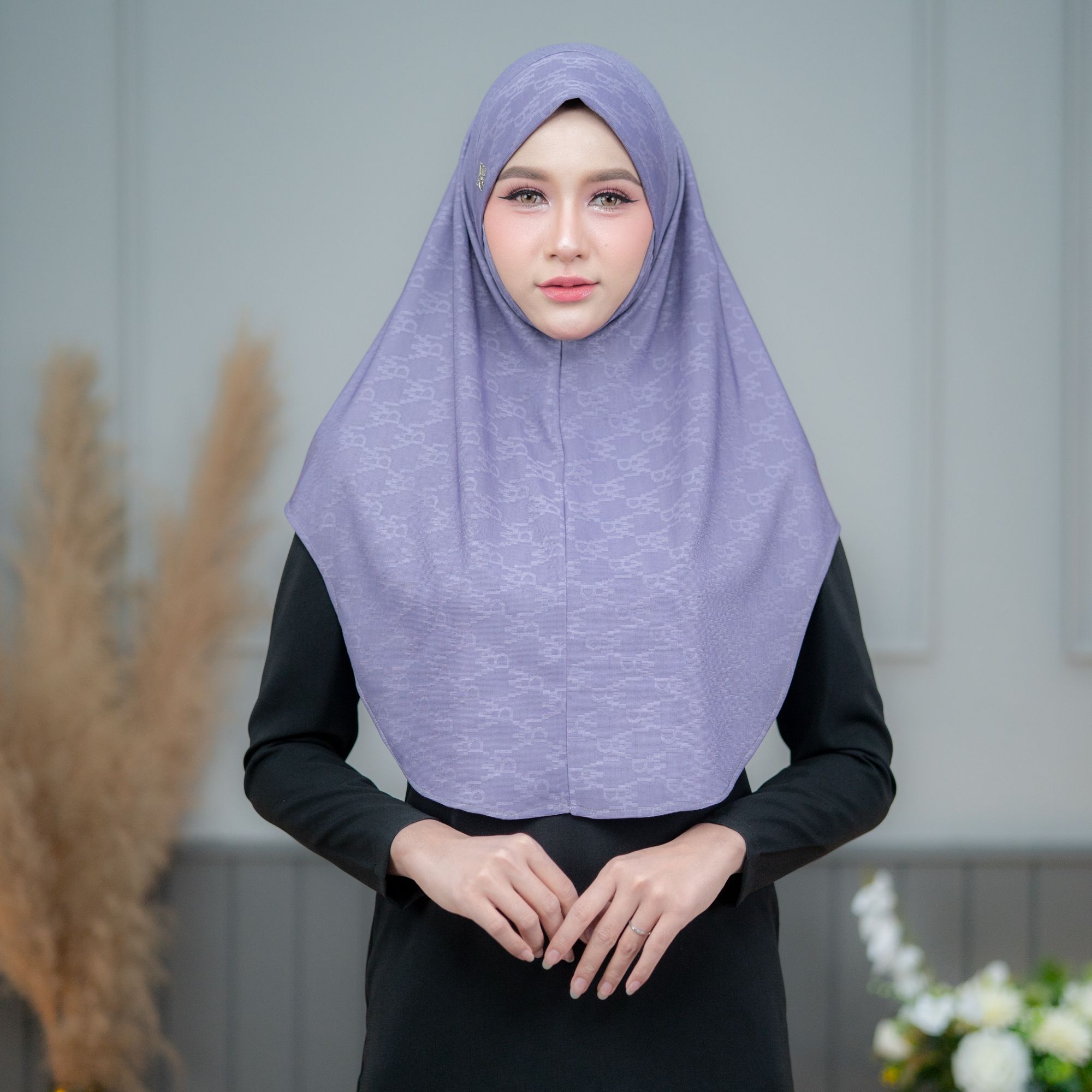 Muslim Headscarf Hijab Ready to Wear, Stretchy Fabric, Beautiful Shape, Soft Surface, Comfortable Fabric Hn37 Rush Meen Muslim ราคา 94 บาท*ส่งฟรี