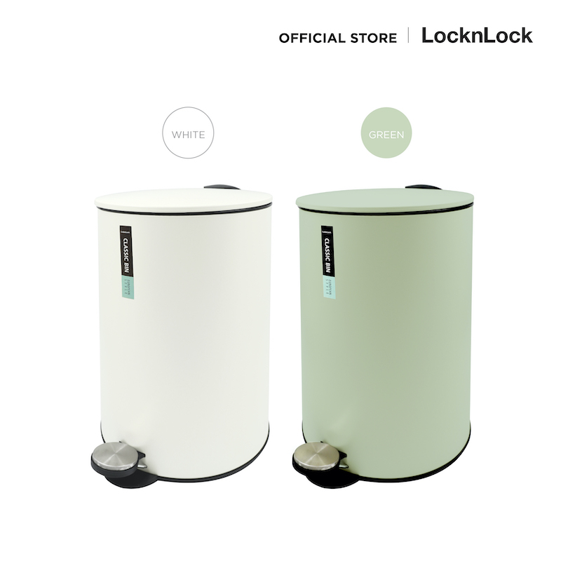 LocknLock ถังขยะอเนกประสงค์ Soft Clos Dust Bin Classic ความจุ 12 ลิตร รุ่น BYP103 ราคา 869 บาท*ส่งฟรี