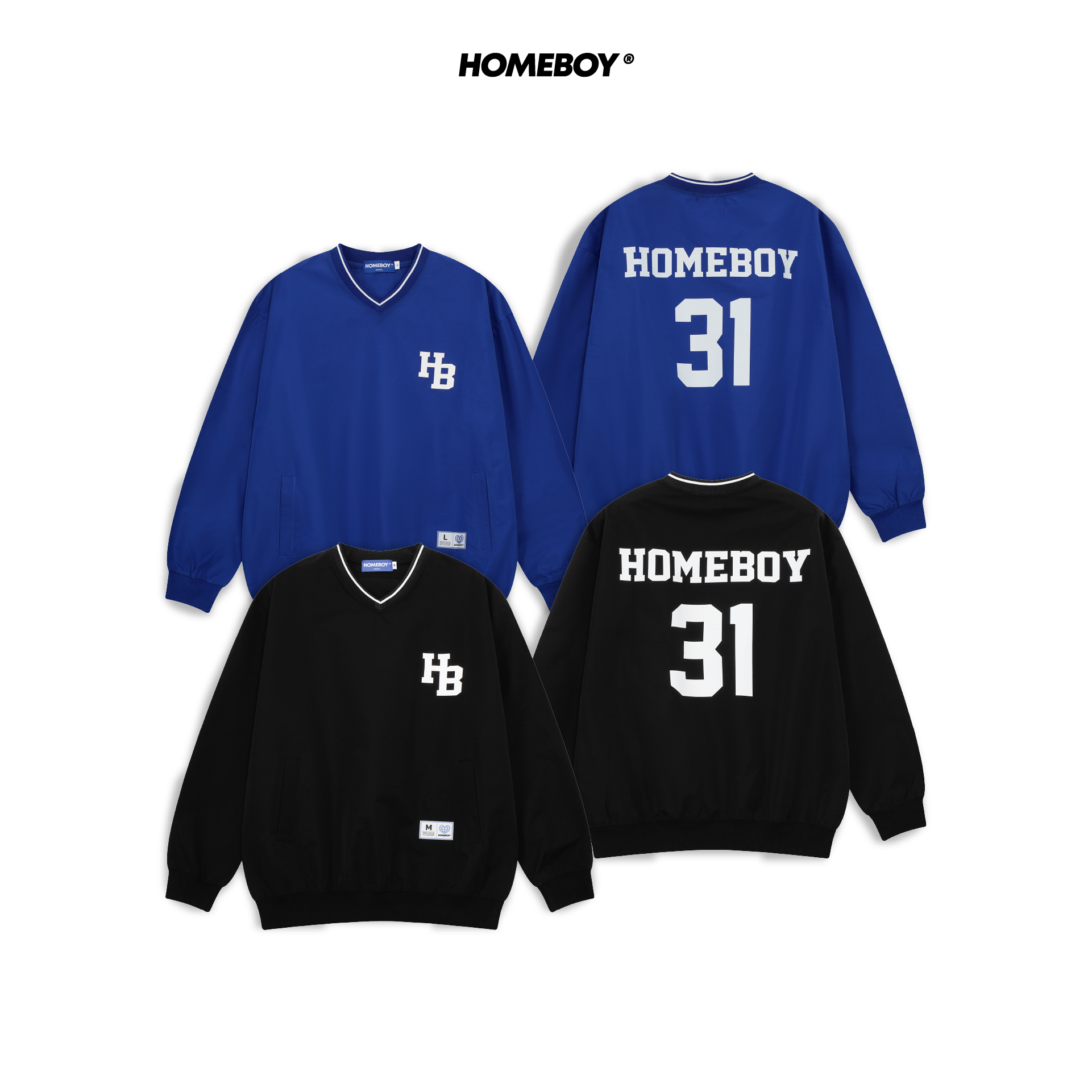 HOMEBOY เสื้อแขนยาวUNISEX รุ่น HB.PULL.OVER ราคา 1,140 บาท*ส่งฟรี