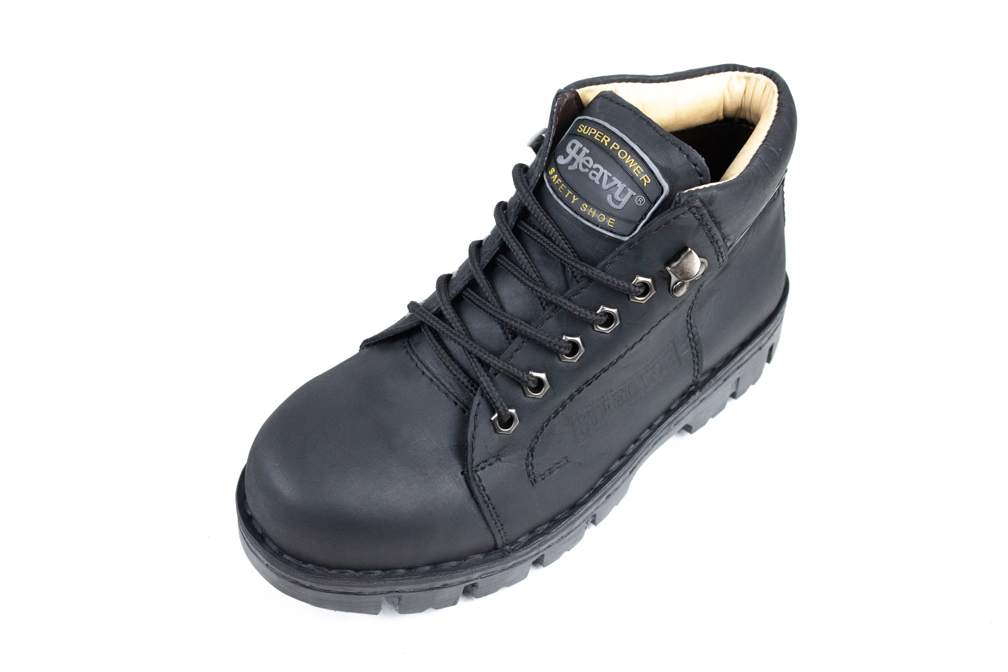 Heavy shoes men genuine cow leather steel toe boots vd3743 ราคา 2,190 บาท*ส่งฟรี