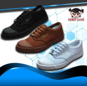 ภาพหน้าปกสินค้ารองเท้านักเรียน รองเท้าผ้าใบ  รองเท้านักเรียนเด็กผู้หญิง รองเท้านักเรียนเด็กโต  ตาล /ดำ/ขาว Gerry Gang ที่เกี่ยวข้อง