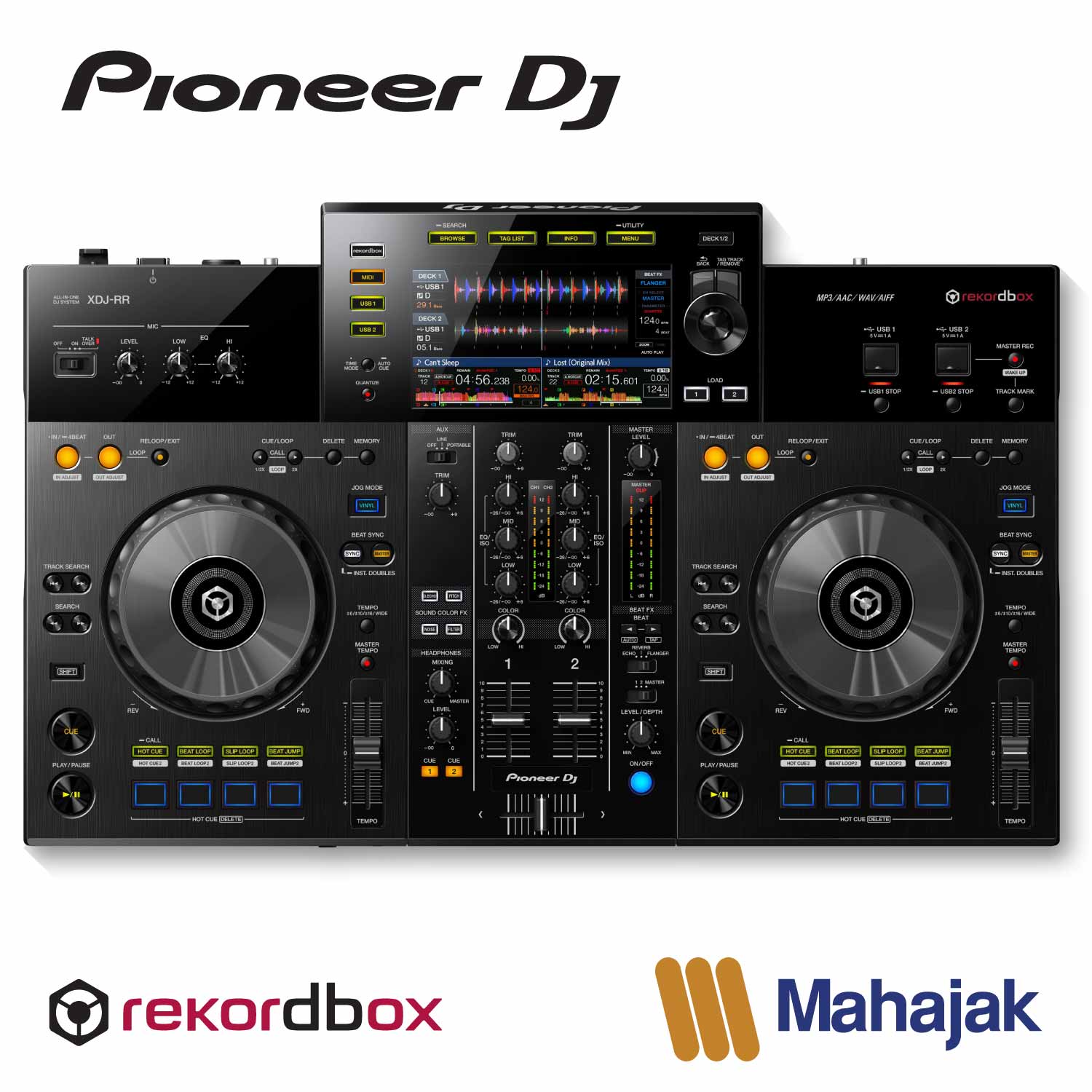 อุปกรณ์เครื่องเสียงและหูฟัง pioneer DJ XDJ-RR ระบบดีเจออลอินวันสำหรับบันทึกกล่องเสียง ราคา 43,900 บาท*ส่งฟรี