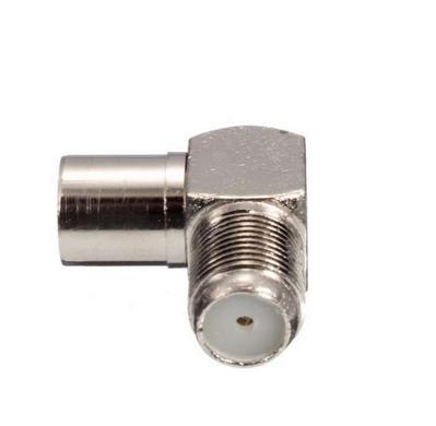 ปลั๊กทีวี หัวแปลงสัญญาณ เสียบทีวี L หัวงอ 75 โอห์ม ราคา 9 บาท*ส่งฟรี