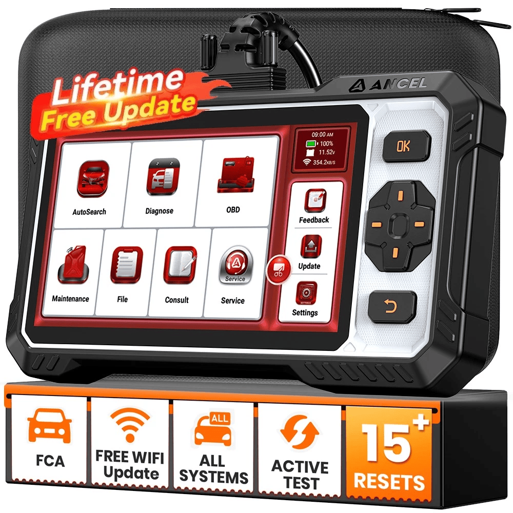 [Ancel Fx6100 Obd2 Scanner, All-System Car Diagnostic Tool, 15 Reset Functions, Updated Via Wifi.,UPDATE WITH WIFI ANCEL FX6100 OBD2 SCANNER ALL SYSTEM 15 RESET Self-Service Repair Tool,] ราคา 6,520 บาท*ส่งฟรี