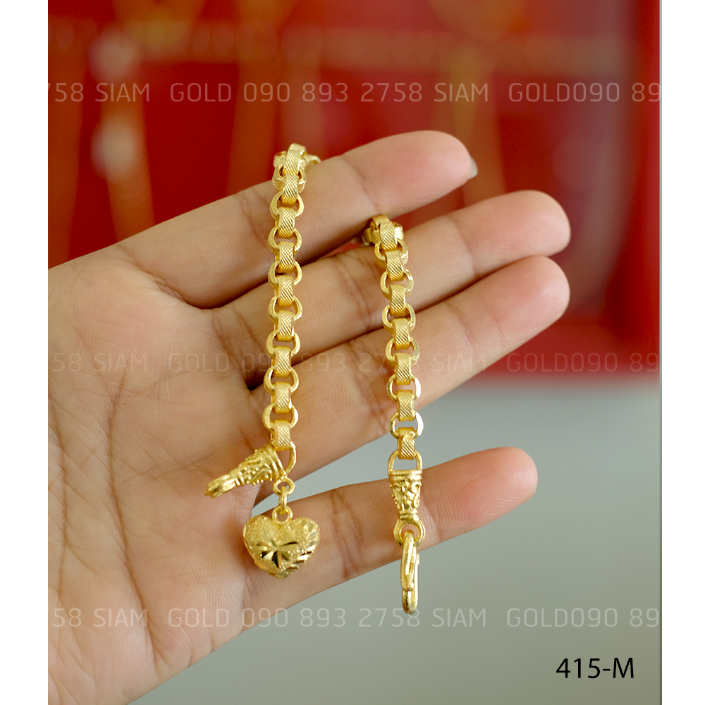 Taro Pattern Bracelet, 2 Baht, Code 531-m ราคา 1,290 บาท*ส่งฟรี