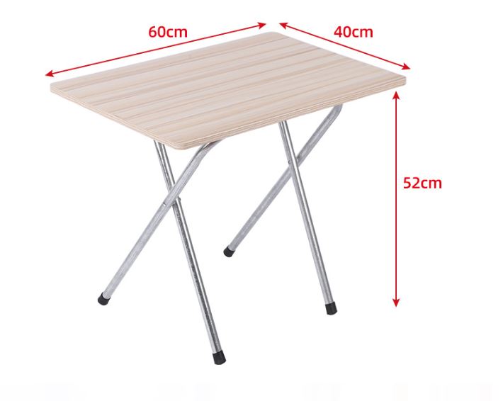 ภาพประกอบของ ✨พร้อมส่ง✨โต๊ะ โต๊ะคอม โต๊ะพับ(B0012)ขนาด60*40*50cm.โต๊ะอเนกประสงค์ โต๊ะทำงาน โต๊ะพับโต๊ะรับประทานอาหาร