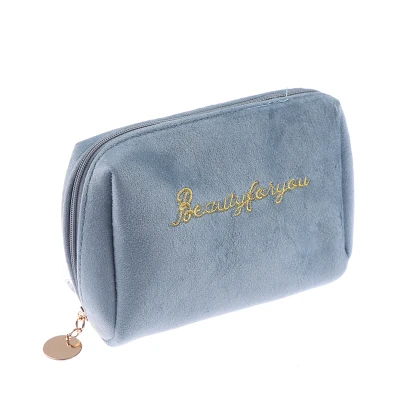 JIAOQI Velvet Organizer Lipstick Travel Cosmetic Bag Box Pouch Beauty Case Makeup Bag (3)