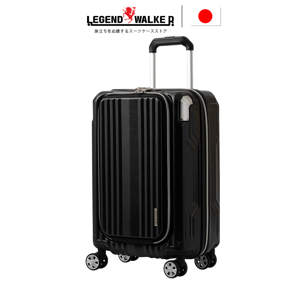 กระเป๋าเดินทาง กระเป๋าล้อลาก กระเป๋าเปิดฝาหน้า LEGEND WALKER รุ่น 6211 ขนาด 20 นิ้ว มีช่องใส่ Notebook มี USB Port สำหรับชาร์จ ล้อลื่น น้ำหนักเบา กันรอย ขึ้นเครื่องได้ JP Travel Store ราคา 9,300 บาท*ส่งฟรี