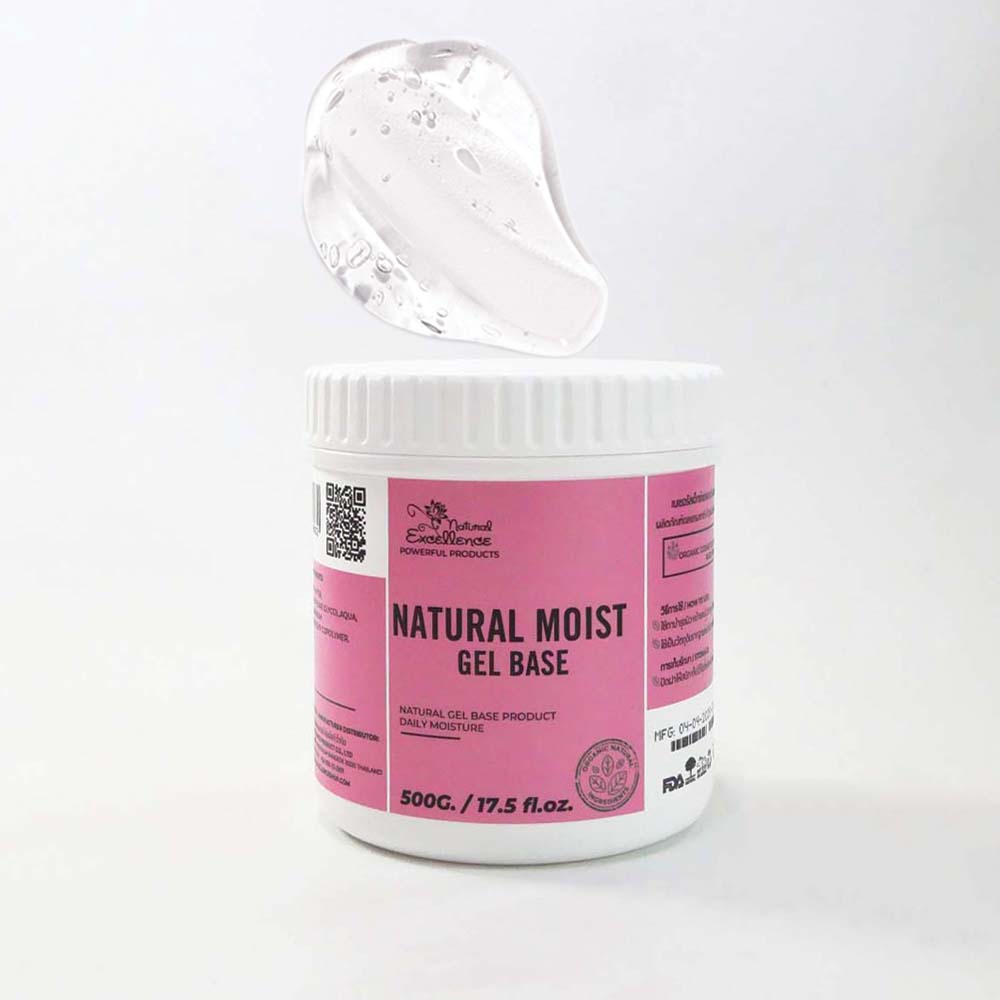 Natural Moist Gel Base, Facial Skin Care, Body Skin Care, Treatment, Moisturizes, Repairs Sunburned Skin, Not Sticky, Absorbs Quickly, 500g. ราคา 255 บาท*ส่งฟรี