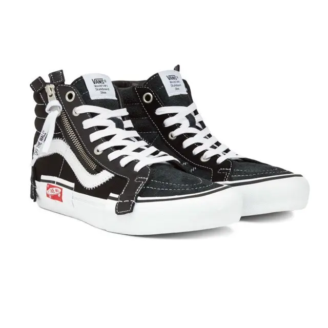 vans sk8 hi cut & paste skate shoe