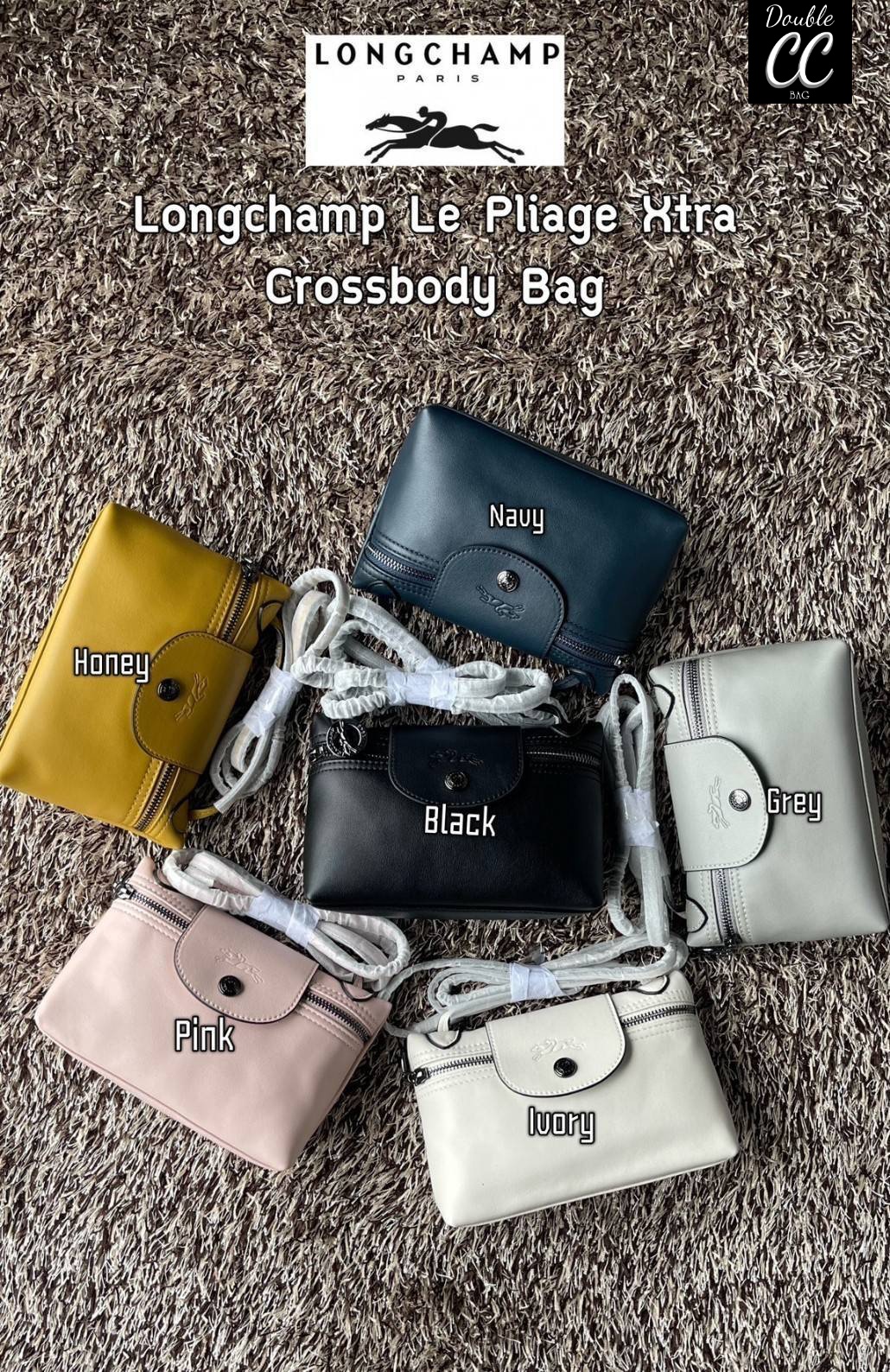 Le Pliage Xtra XS Crossbody bag Black - Leather (10188987001)