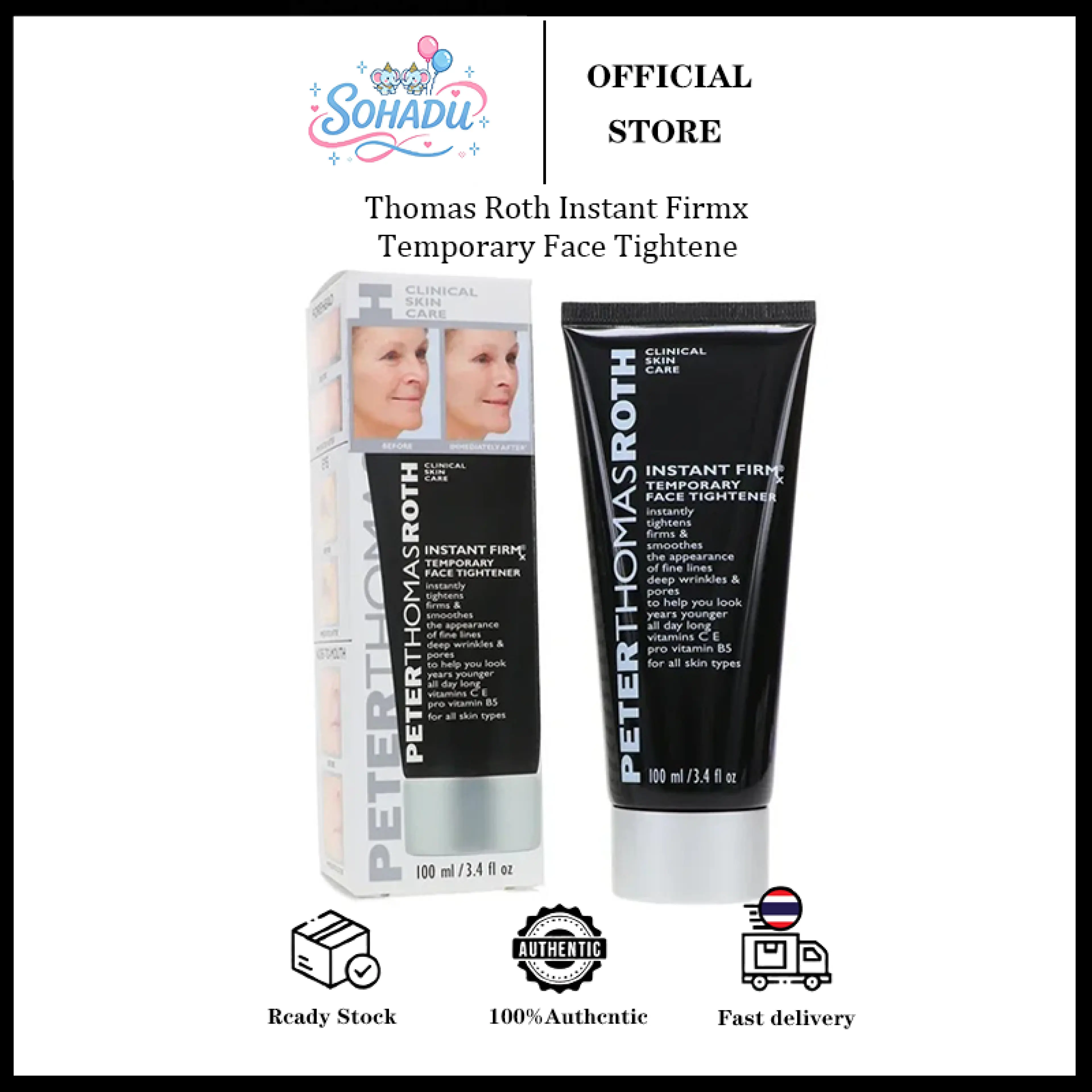 Peter Thomas Roth Instant Firmx Temporary Face Tightener Temporary Facial Scrubber 100ml - รูปที่ 1
