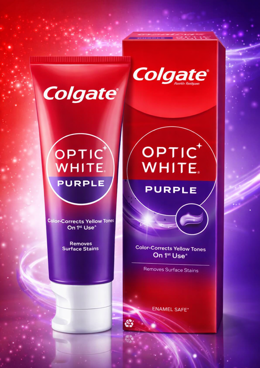 Ready to Send!!!! Colgate Optic White Purple Toothpaste 100g.