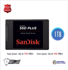 ภาพหน้าปกสินค้า[ท้องถิ่นไทย]SanDisk SSD ULTRA 3D NAND 2.5\" SATA Solid State Drive Max. 535MB/s (120GB/240GB/480GB/1TB)เหมาะสำหรับโน๊ตบุ๊คและเดสก์ท็อปรับประกัน 3 ปี ซึ่งคุณอาจชอบราคาและรีวิวของสินค้านี้