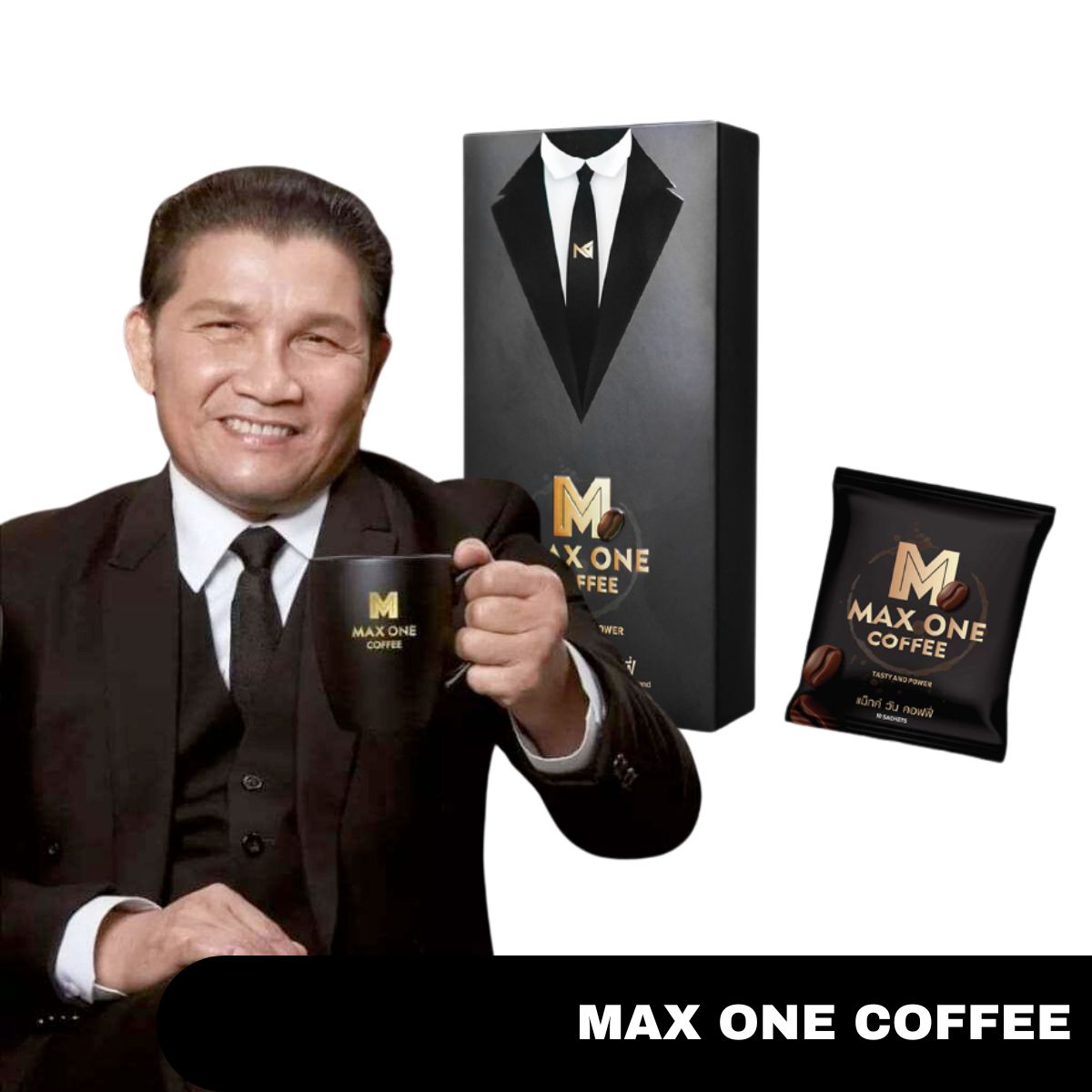 Max one coffee mix one coffee nourishment and health # maxone ginseng free 1 packet ราคา 590 บาท*ส่งฟรี