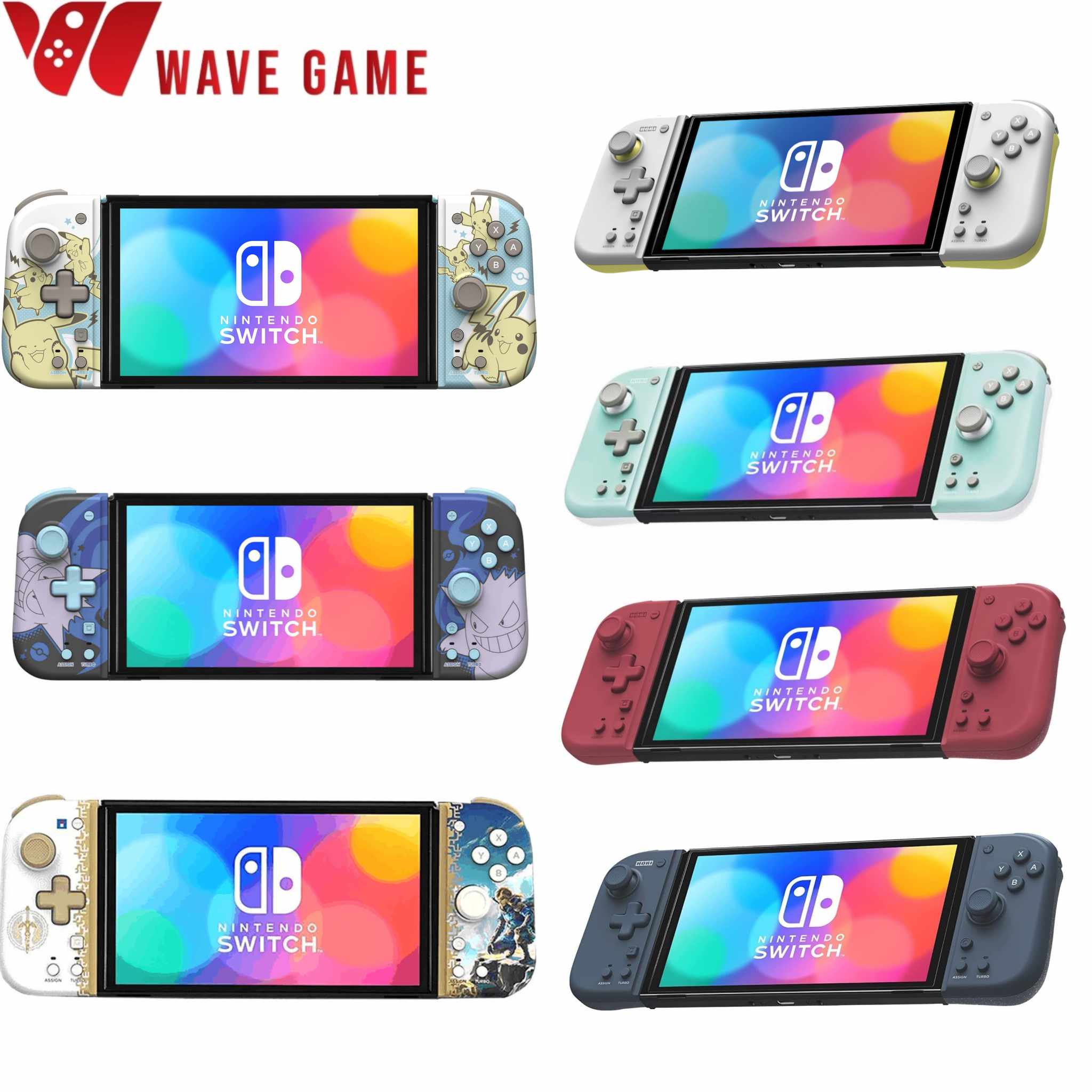 nintendo switch hori split pad compact ( joy / จอย ) ต้องมีเครื่อง nintendo switch ก่อนนะคะ ราคา 1,790 บาท*ส่งฟรี