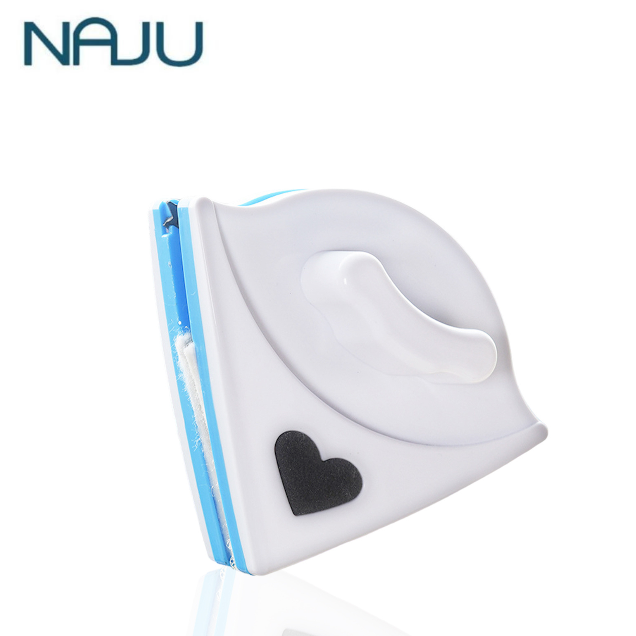 Naju ที่เช็ดกระจก อุปกรณ์เช็ดกระจกพร้อมกัน 2 ด้าน เช็ดกระจก 2 ด้าน ทำความสะอาดเต็มรูปแบบ แม่เหล็กเช็ดกระจก Magnetic Window Cleaner ราคา 99 บาท*ส่งฟรี