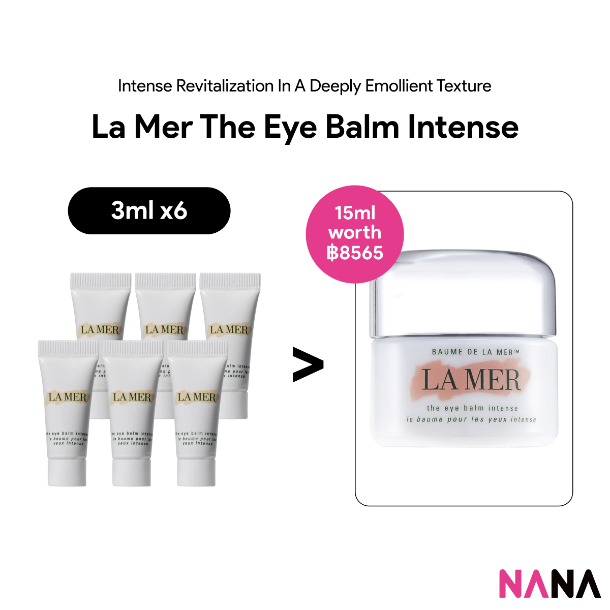 La Mer the Eye Balm Intense Sample Pack (3ml X 6/3) ราคา 1,420 บาท*ส่งฟรี