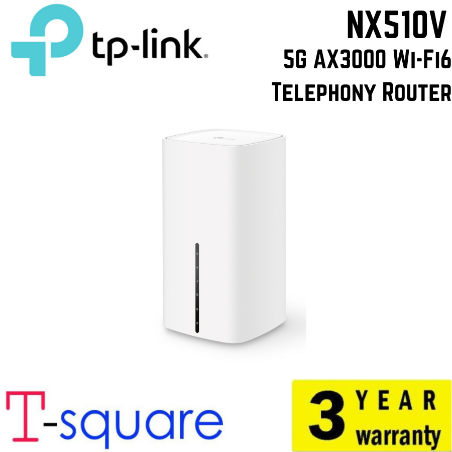 TP-LINK NX510v 5G AX3000 Wi-Fi6 Telephony Router NX510V - ยี่ห้อ TP Link ราคา 8,988 บาท*ส่งฟรี
