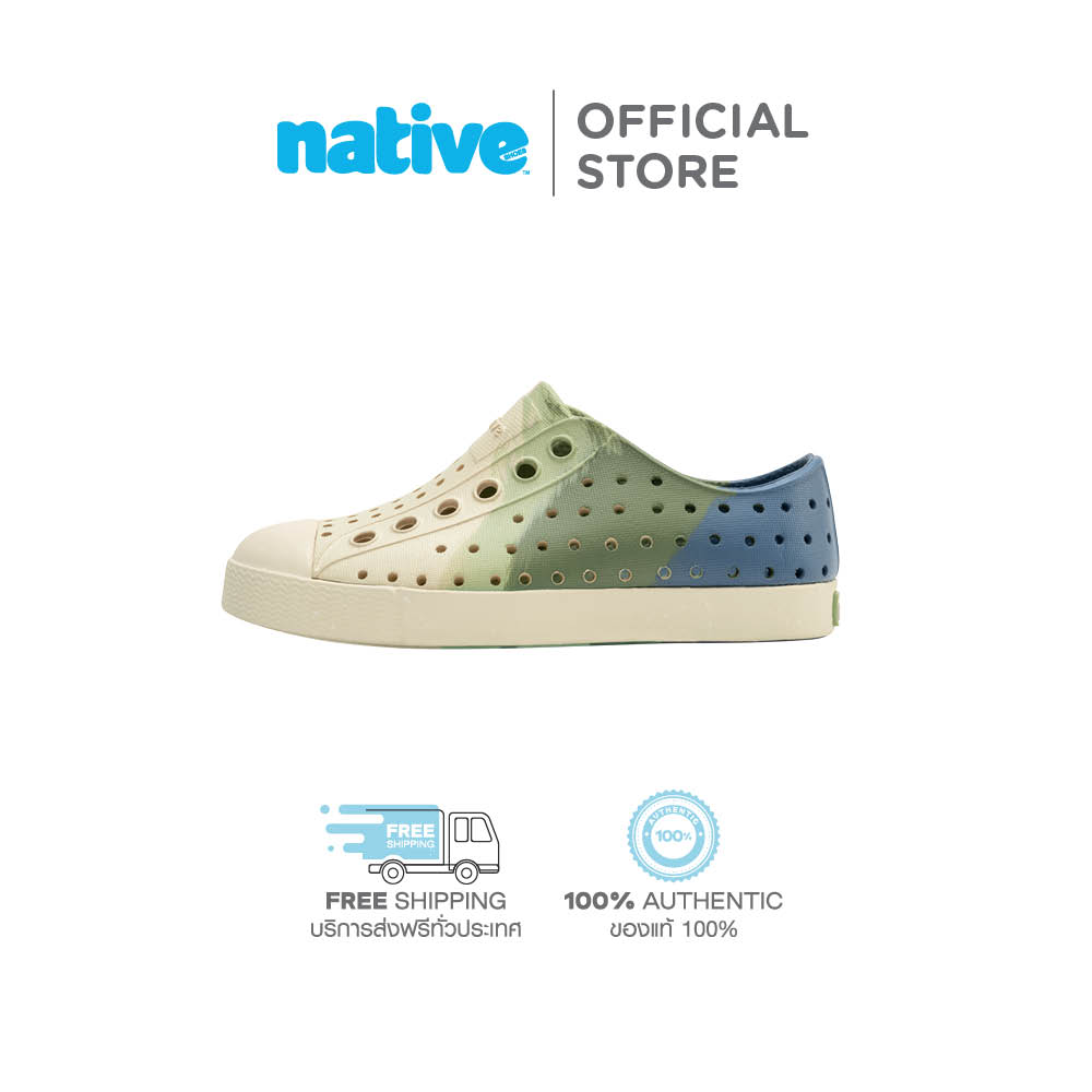 Native รองเท้ากันน้ำเด็กโต EVA รุ่น Jefferson Jefferson Bloom Marble Fig Loch Marble/Bone White ราคา 2,790 บาท*ส่งฟรี