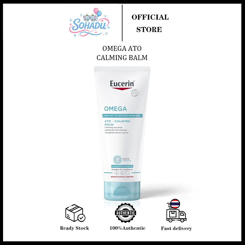 Eucerin Omega Ato-Calming Balm 200ml Body Care Balm for Those with Dry, Red, and Itchy Skin Problems, 200ml. ราคา 869 บาท*ส่งฟรี