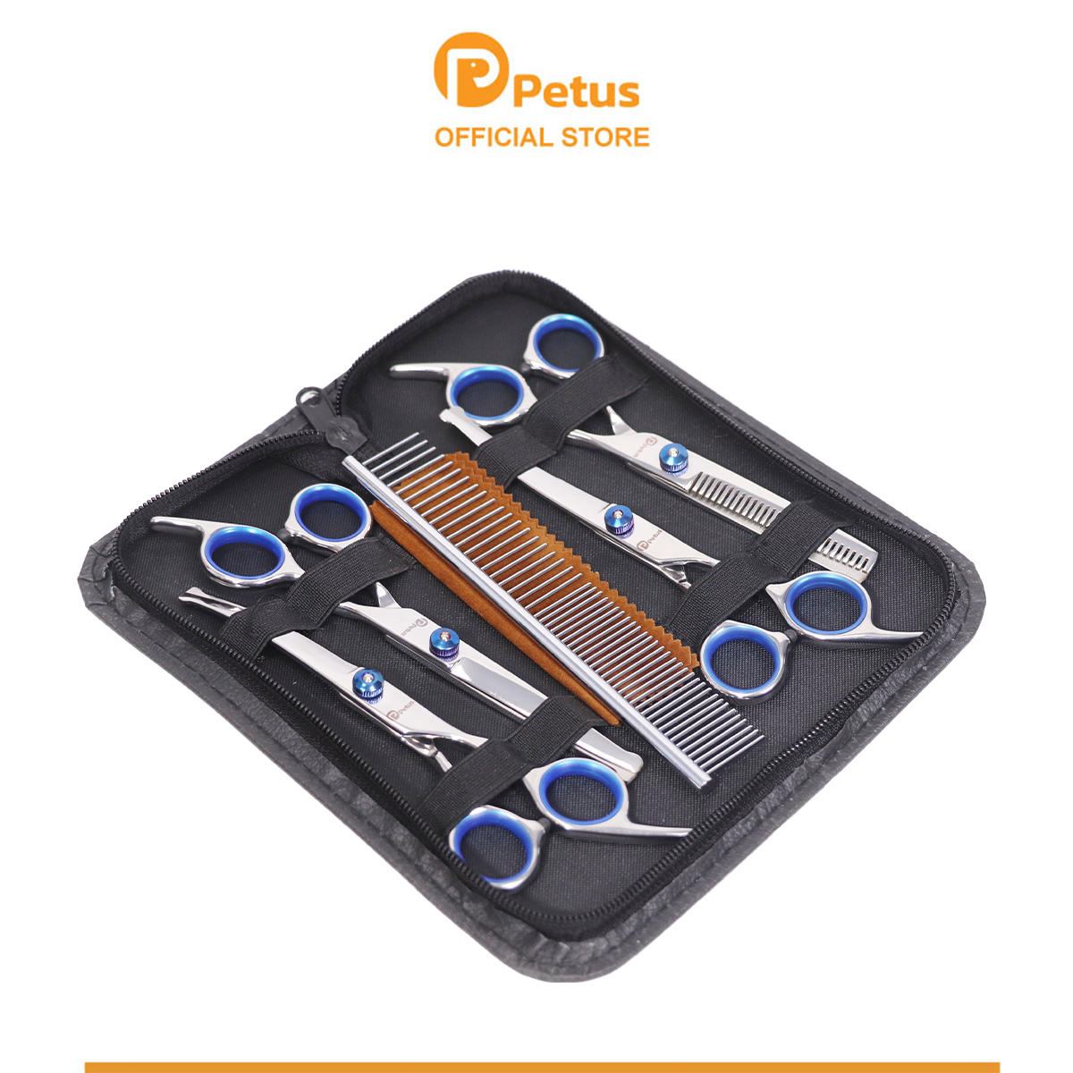 กรรไกร กรรไกรตัดขนสุนัข วัสดุแข็งแรง ทนทาน ใช้งานง่าย จับถนัดมือ สำหรับสุนัขและแมว Scissors ราคา 403 บาท*ส่งฟรี