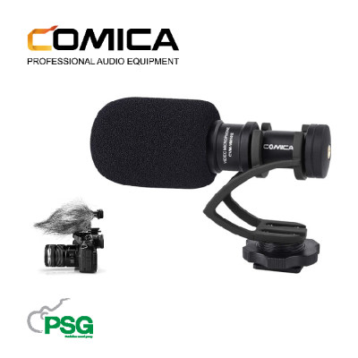 ดูภาพ Comica Audio CVM-VM10 II Micro Compact Directional Condenser Microphone เพิ่มเติม Comica Audio CVM-VM10 II Micro Compact Directional Condenser Microphone