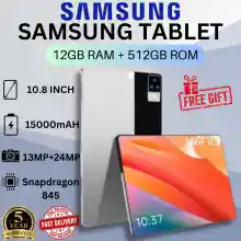 ภาพขนาดย่อของภาพหน้าปกสินค้าแท็บเล็ตพีซี SAMSUNG 10.8 นิ้ว (ฟรี 9 รายการ) Android 11.0/ 12 RAM+512GB / 2 ซิม / 4G จากร้าน ELECTRIC.sy บน Lazada