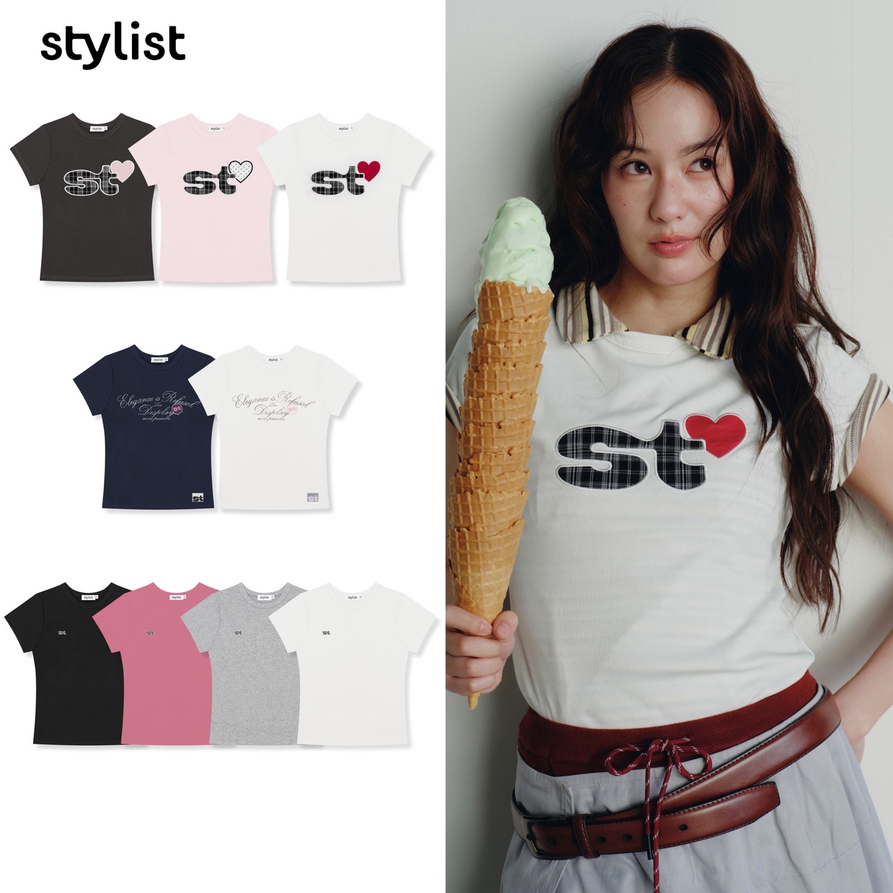 Stylist - T-Shirts-Ordinary Tee-018 Women's T-Shirt ราคา 690 บาท*ส่งฟรี