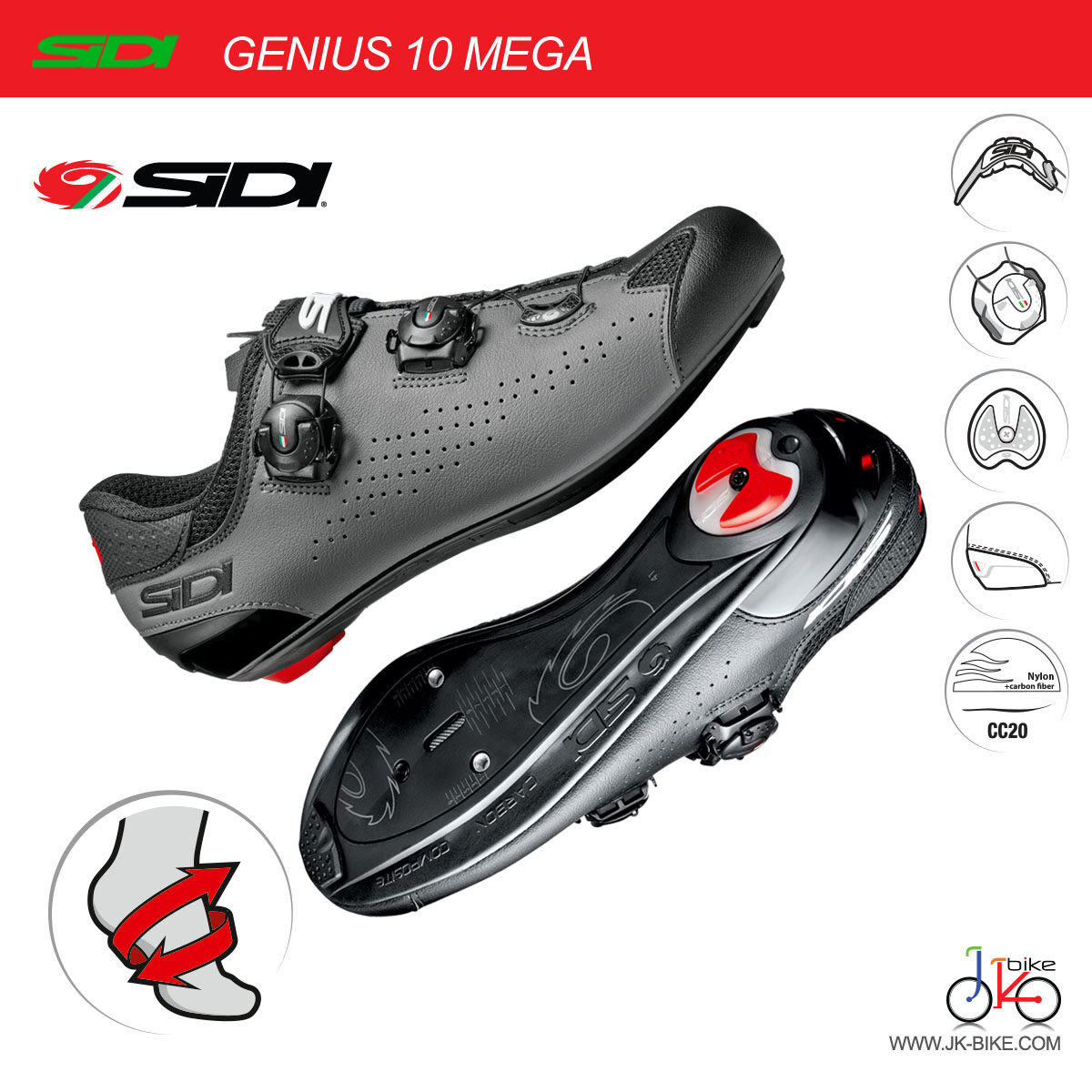 รองเท้าจักรยานเสือภูเขา SIDI MTB EAGLE 10 CYCLING SHOES | Lazada.co.th