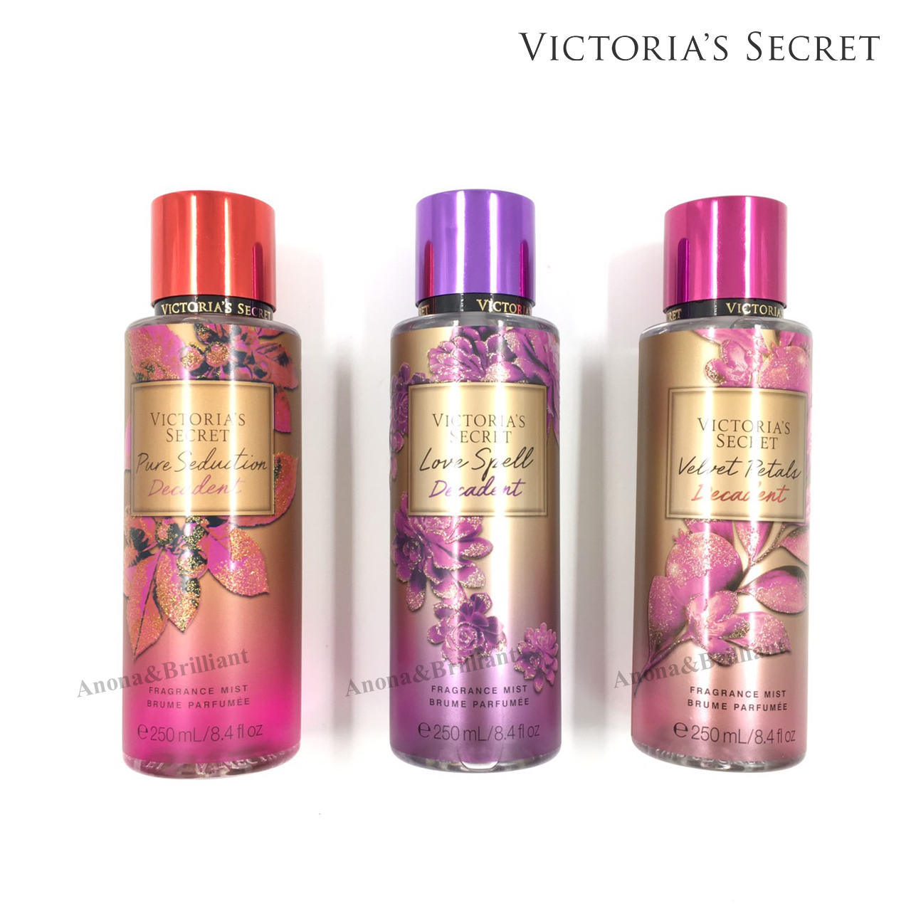 น้ำหอม วิคตอเรีย ซีเคร็ท หอมติดทนนาน 250ml (เฉพาะน้ำหอม) กลิ่นหอม