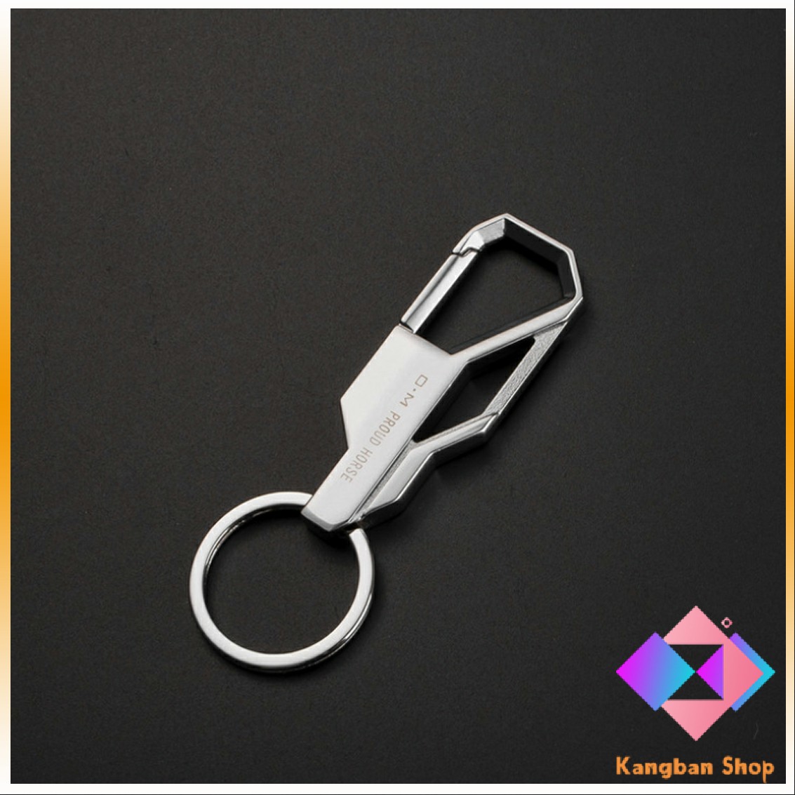 คำอธิบายเพิ่มเติมเกี่ยวกับ KANGBAN ที่ล๊อคพวงกุญแจโลหะ สำหรับห้อยงกุญแจ พวงกุญแจราคาถูก พวงกุญแจรถ 1 ชิ้น Keychain