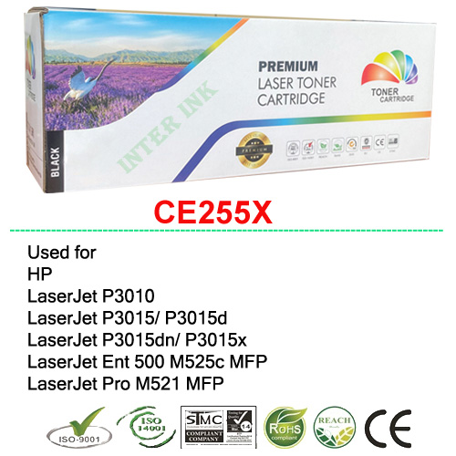 Hp Ce255X (Black) Premium Toner Cartridge ราคา 590 บาท*ส่งฟรี