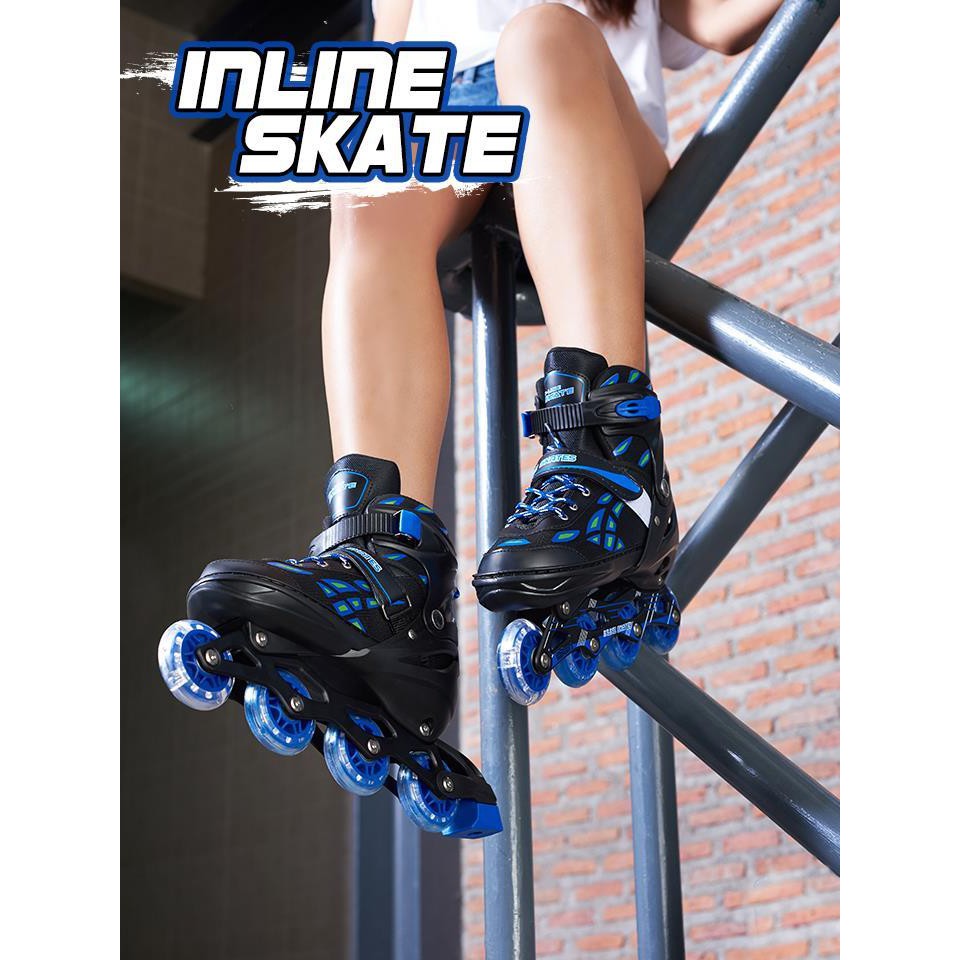 โปรโมชั่น รองเท้าสเก็ต โรลเลอร์เบลด Inline Skate ราคาถูก สเก็ตบอร์ด สเก็ต