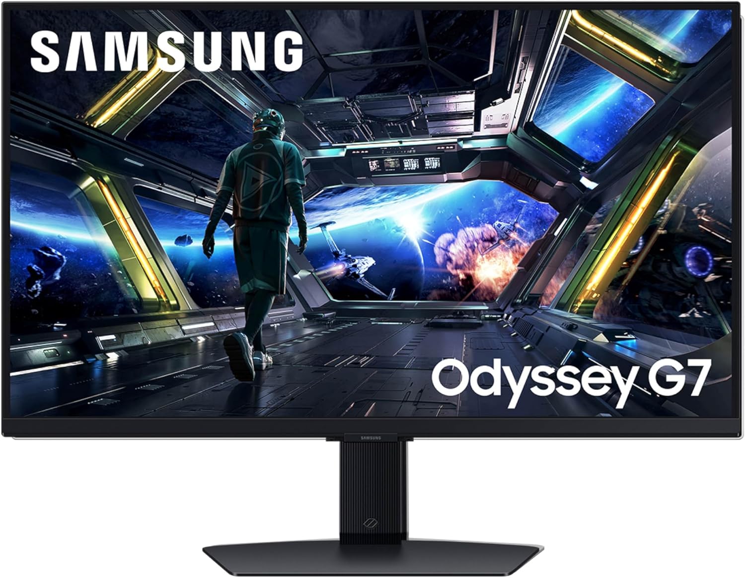 SAMSUNG Odyssey G70D Series 27", 32" 4K UHD Gaming Monitor, IPS Panel, 144Hz, 1ms, HDR400, G-Sync and FreeSync Premium Pro Compatible, Black ราคา 18,900 บาท*ส่งฟรี