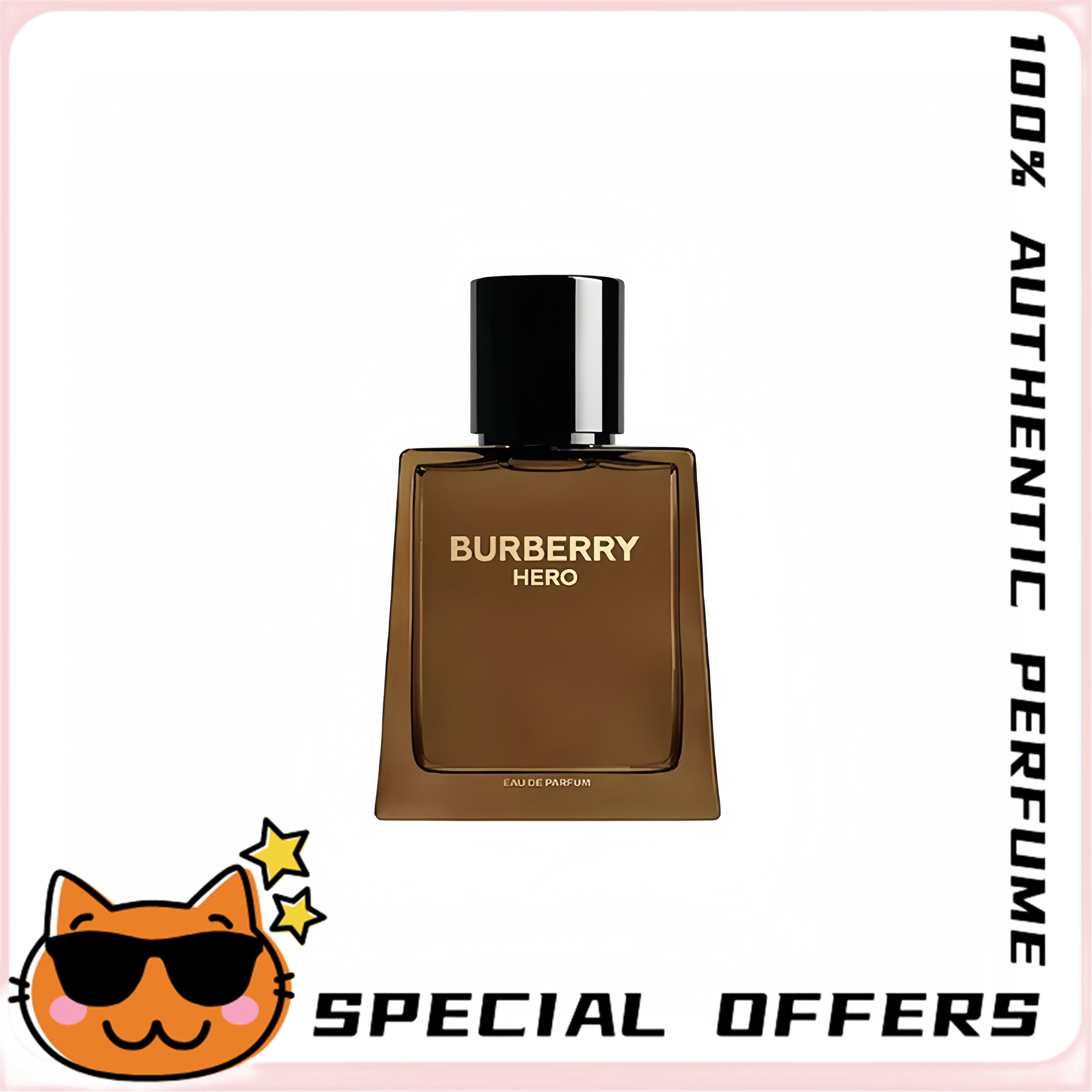 100% AUTHENTIC Burberry Hero + Eau De Parfum +100ML ราคา 2,350 บาท*ส่งฟรี