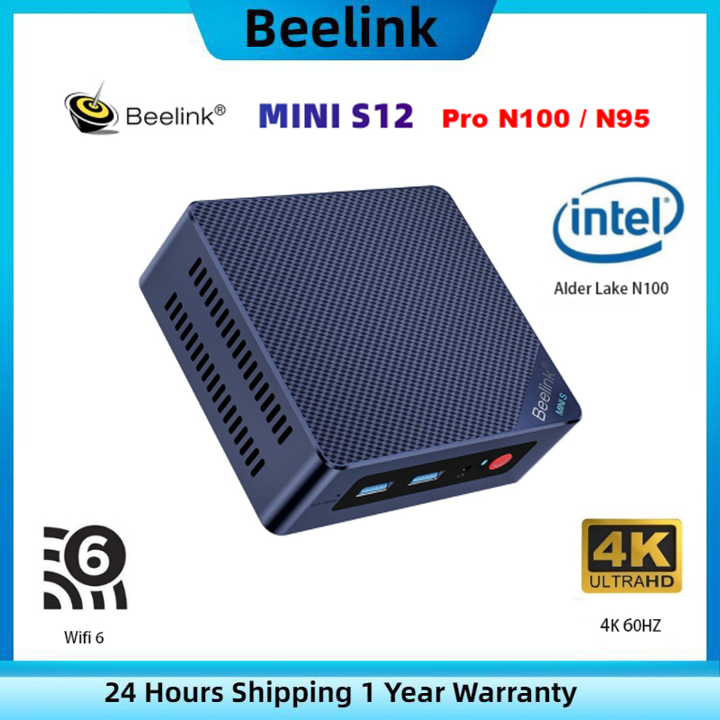 Beelink MINI S12 PRO INTEL Alder-Lake N100/N95 WiFi 6 BT5.2 Windows 11 DDR4 16GB MINI PC Gamer Computer ราคา 4,854 บาท*ส่งฟรี