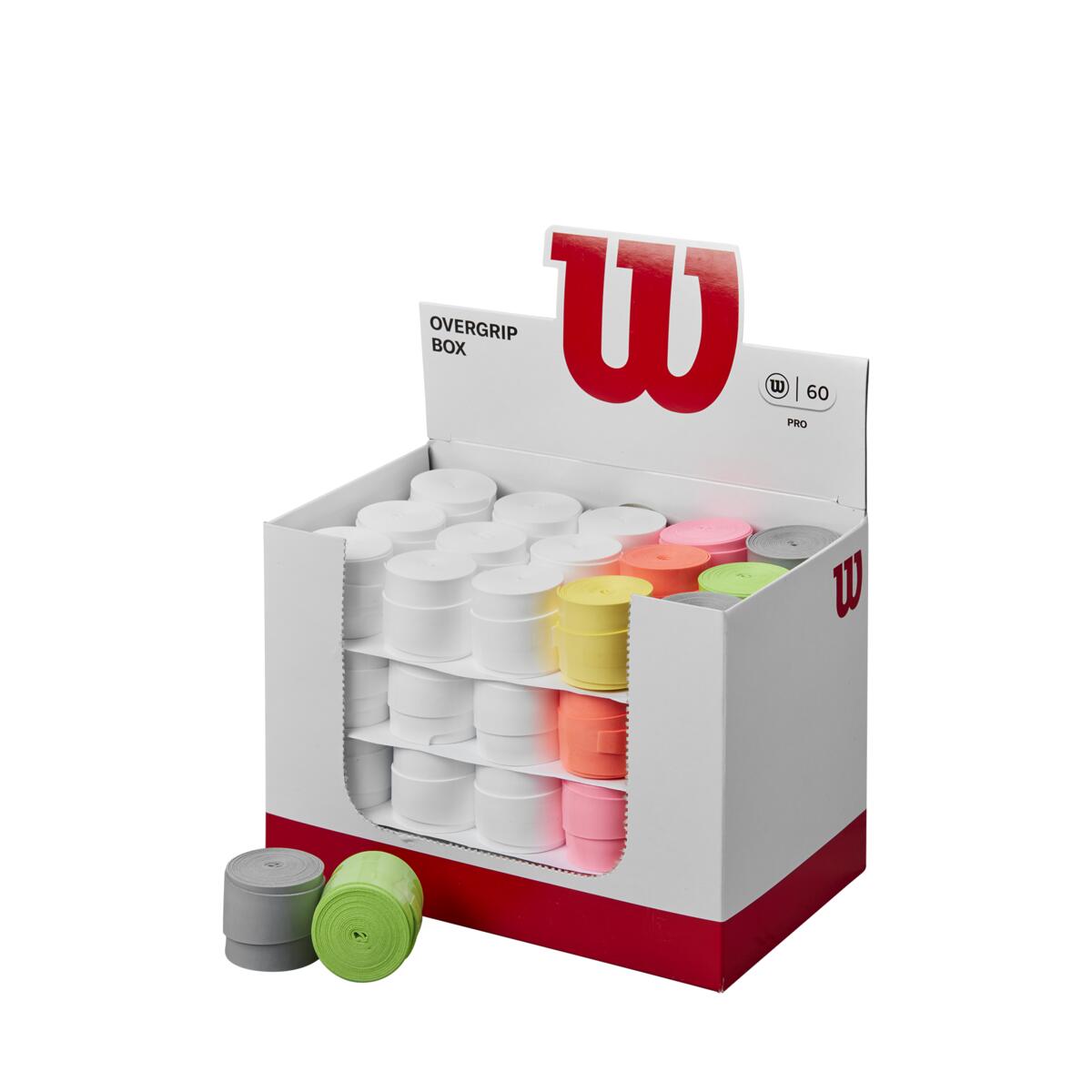 Wilson PRO OVERGRIP 60 Pack ASSORTED 6 COLORS WR8438101001 Official Store ราคา 3,790 บาท*ส่งฟรี