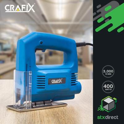 สุดคุ้ม CRAFIX เลื่อยจิ๊กซอว์ เลื่อยฉลุไฟฟ้า 400 วัตต์ Electric Jigsaw 400W เลื่อยไฟฟ้า เลื่อยไฟฟ้าแบต เลื่อยยนต์ เลื่อยโซ่ยนต์