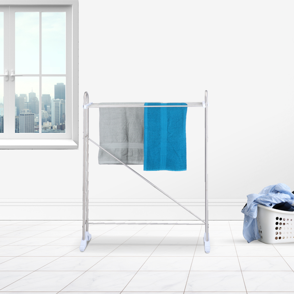 INDEX LIVING MALL ROCKY 1 Tier Drying Rack - Silver ราคา 990 บาท*ส่งฟรี