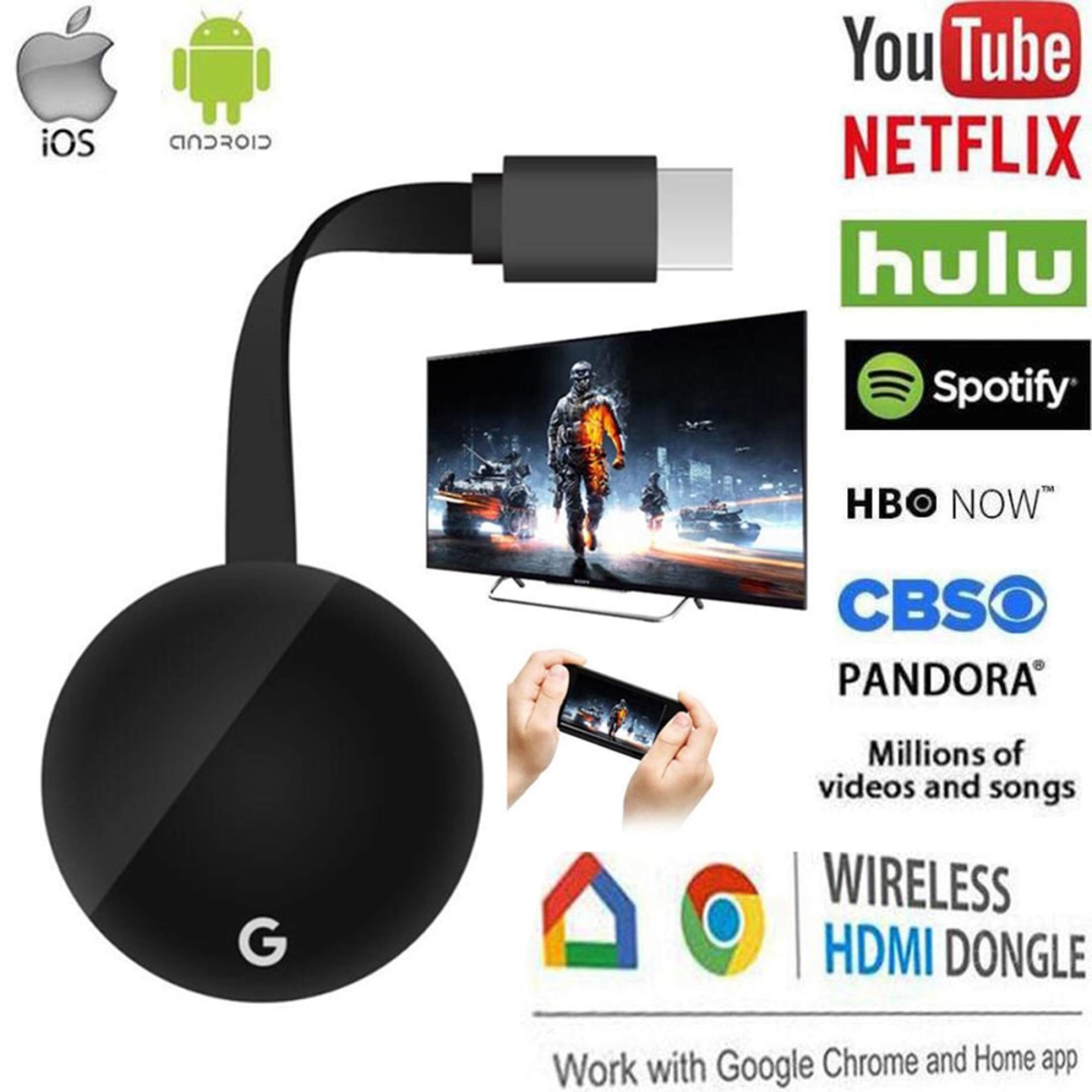 Dongle Chromecast Supporing HDMI sans fil - Chine Chromecast, TV Cast