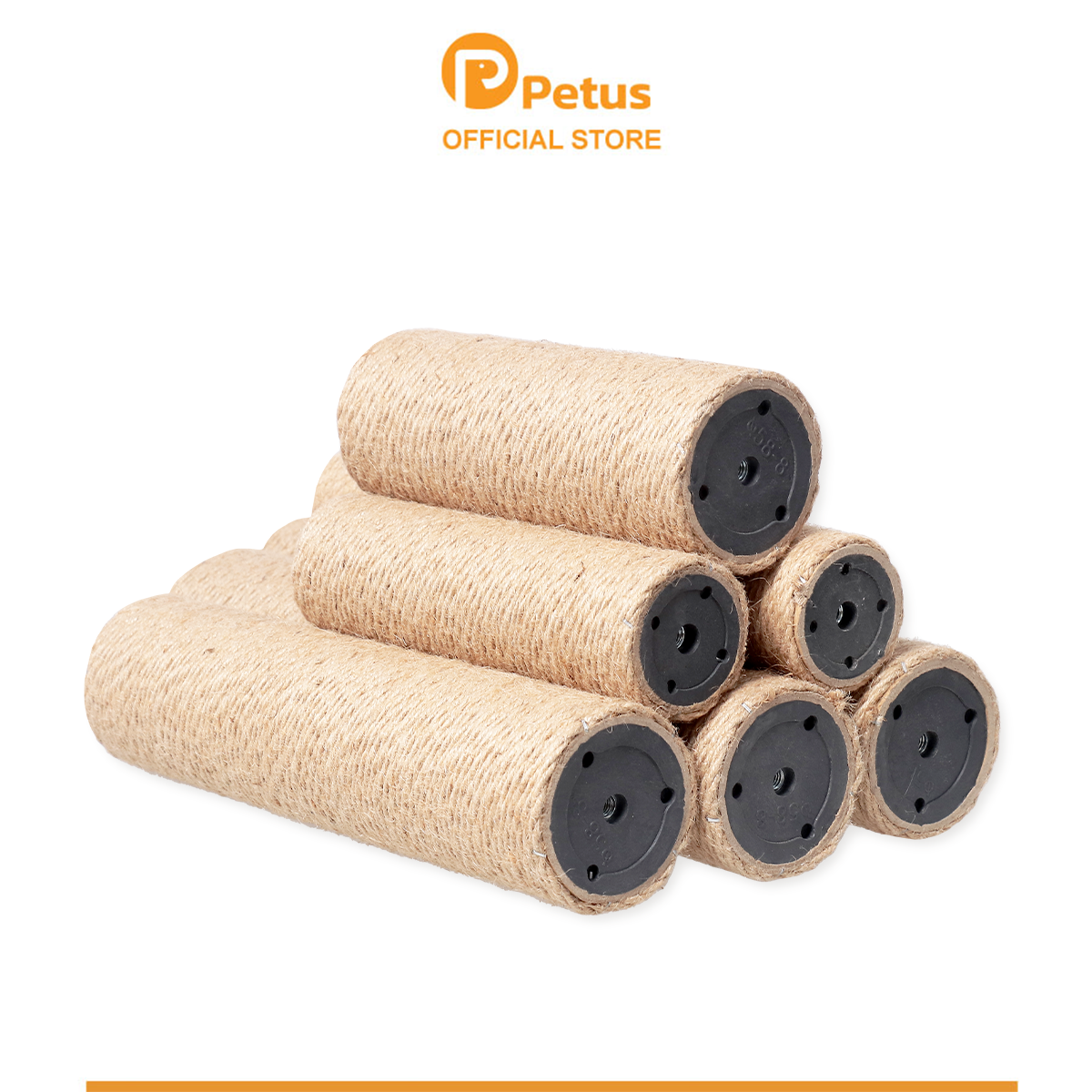 Petus เสาลับเล็บแมว ของเล่นแมว แบบอะไหล่ กว้าง 5.7 ซม. 7 ซม. มี 4 ความสูง ใช้น๊อต M8 ราคา 46 บาท*ส่งฟรี