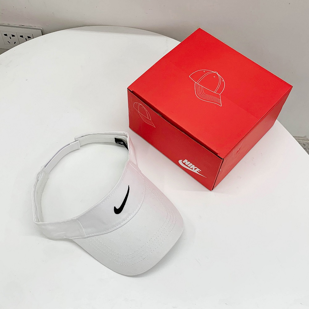 Nike (N-02)Visor หมวกออกกำลังกาย หมวกตีกอล์ฟ หมวกเทนนิส หมวกกอล์ฟ หมวกกีฬา หมวกแฟชั่น หมวกแบรนด์ หมวกสุดฮิต หมวกผู้ชาย /ผู้หญิง (พร้อมกล่อง)