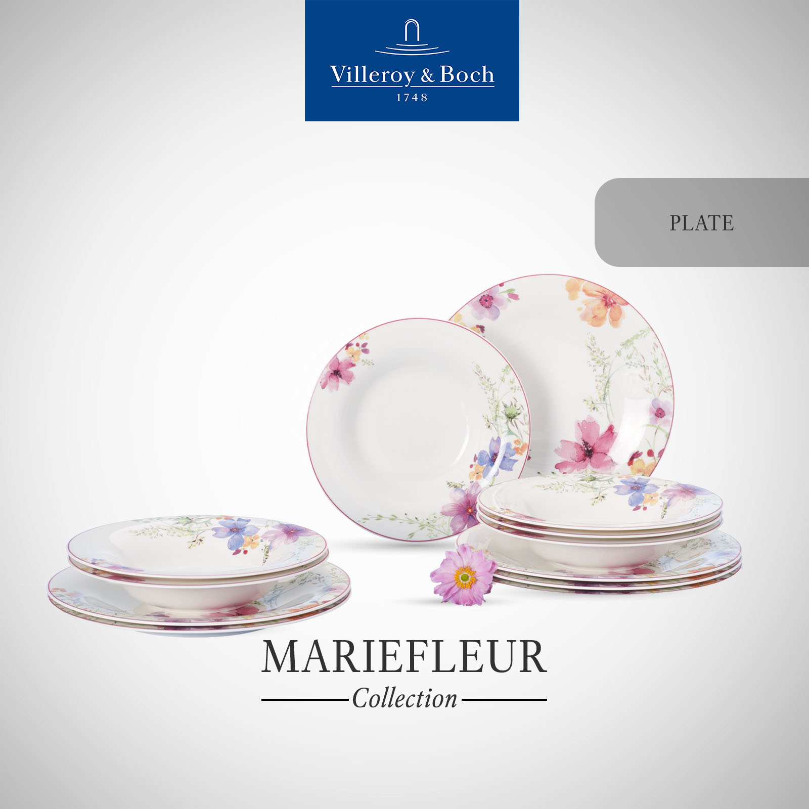 Villeroy & Boch - Mariefleur Plate Collection ราคา 1,550 บาท*ส่งฟรี