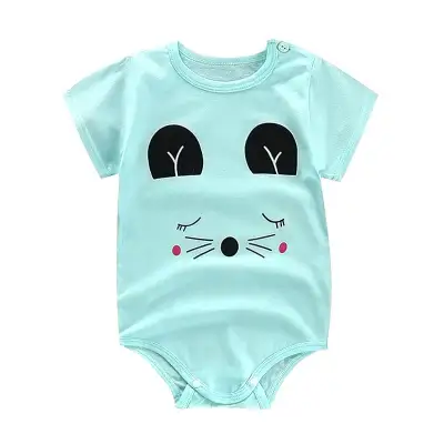 เสื้อผ้าเด็ก เสื้อผ้าเด็กทารก ❤️ I'm Baby ชุดบอดี้สูทเด็ก ชุดจั๊มสูทเด็กทารก 66cm－80cm (ขนาด 0 - 12 เดือน) (4)