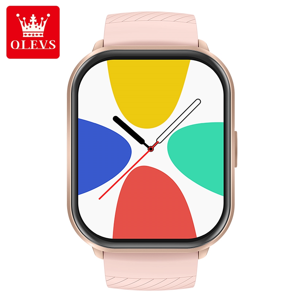 PLAYBOY/OLEVS Smart Watch 2025, IP68 waterproof touch screen fitness waterproof watch, compatible with Bluetooth call notification system, exercise step counting, Android iOS, 1 year warranty. ราคา 708 บาท*ส่งฟรี