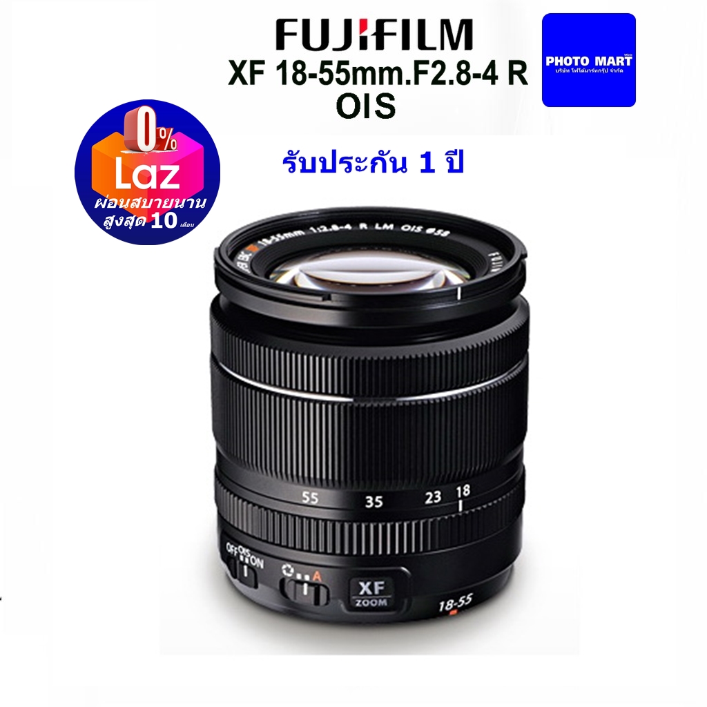 Fuji Lens XF 18-55 mm. F2.8-4R LM OIS รับประกัน 1 ปี