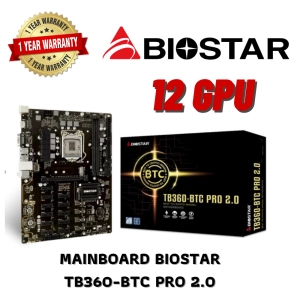 ภาพหน้าปกสินค้าMAINBOARD BIOSTAR TB360-BTC PRO  2.0 CPU Supports 9th & 8th Generation Intel (รับประกัน1ปี) ซึ่งคุณอาจชอบสินค้านี้